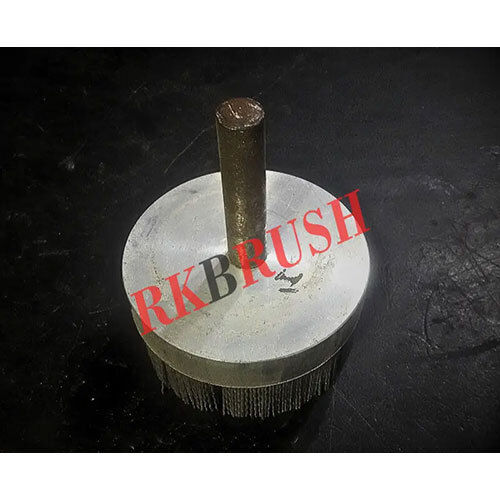 Abrasive Nylon Spindle Mounted Disc Brush - Color: Grey