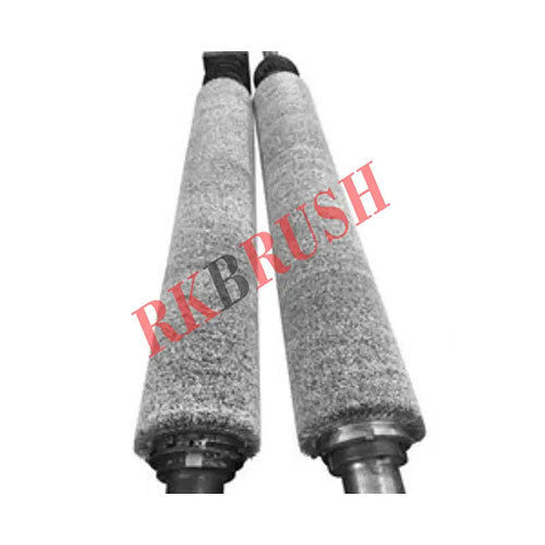 Abrasive Nylon Roller Brush (Type - 3) Shaft Mounted