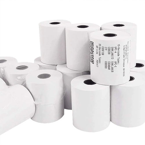 Credit Card Thermal Paper Rolls - Color: White