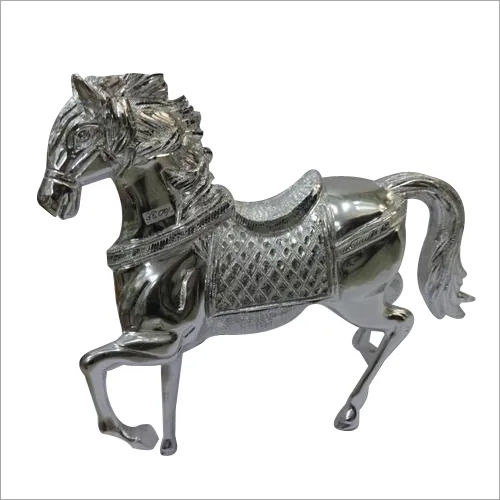 Silver Horse Statue