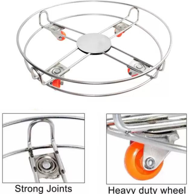 Stainless Steel Cylinder Trolley