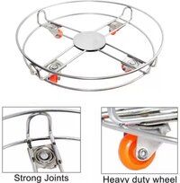 Stainless Steel Cylinder Trolley