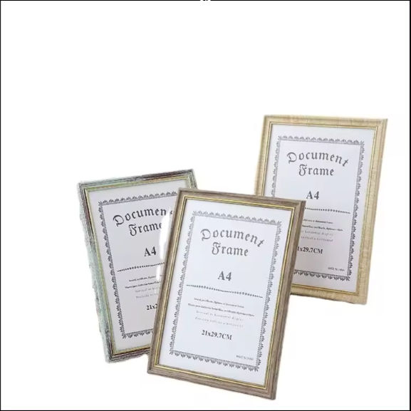 High Quality A4 A3 & A4Document Picture Photo Certificate Frame Wall Hanging Display University Diplomas Frame