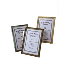 High Quality A4 A3 & A4Document Picture Photo Certificate Frame Wall Hanging Display University Diplomas Frame