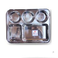 Stainless steel 5 in 1  compartment dish -26 G