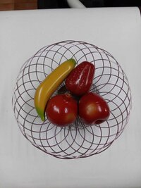 STAINLESS STEEL NATURAL FRUIT BASKET