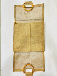 Premium Design Jute Gift Bags with Bamboo Handle for Festivals Wedding & Corporate Gift Packing