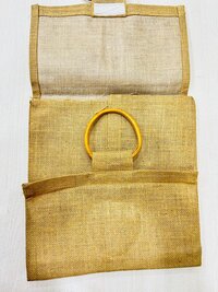 Premium Design Jute Gift Bags with Bamboo Handle for Festivals Wedding & Corporate Gift Packing