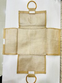 Premium Design Jute Gift Bags with Bamboo Handle for Festivals Wedding & Corporate Gift Packing