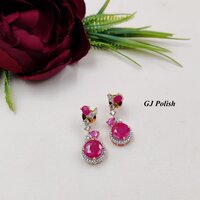 Designer Shiny American Diamond Earring