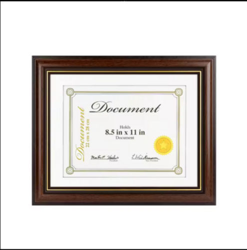 Diploma Frame Picture Frame Document Walnut Frame for Wall and Tabletop   Certificate frame manufacturer