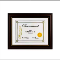 Diploma Frame Picture Frame Document Walnut Frame for Wall and Tabletop   Certificate frame manufacturer
