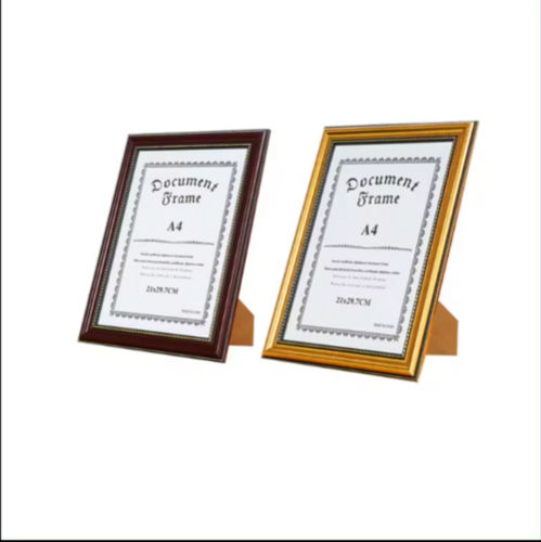 Luxury A3 A4 A5 A6 Certificate Frame Gold & Black Document Picture Frame