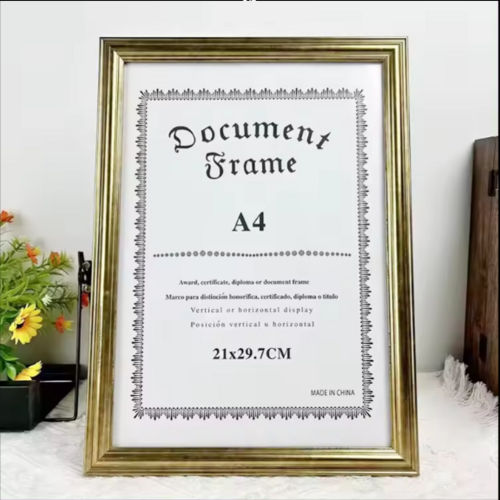 A3 A4 A5 Modern Classics Plastic Ps Certificate Photo Frame Document Picture Frame