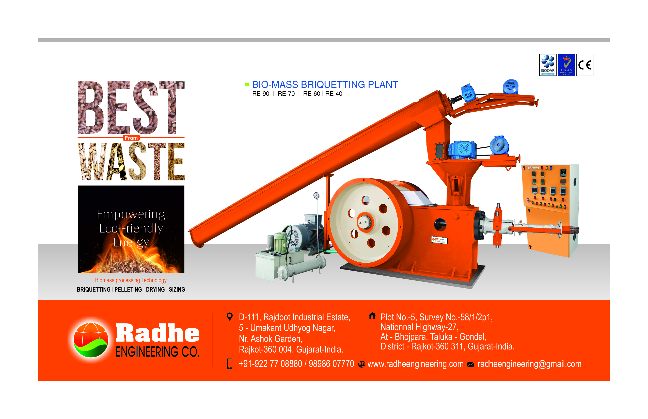 Biomass Briquetting Presses