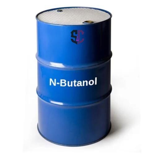 Normal Butanol - 99% Purity, Industrial-Grade Liquid in 165 L Drum | Versatile Solvent for Coatings, Resins, and Printing Inks