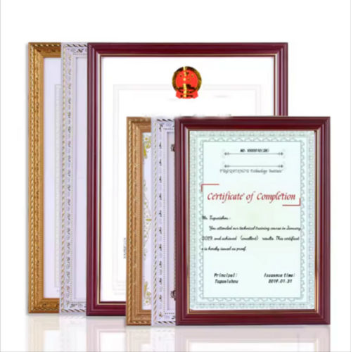 certificate photo frame