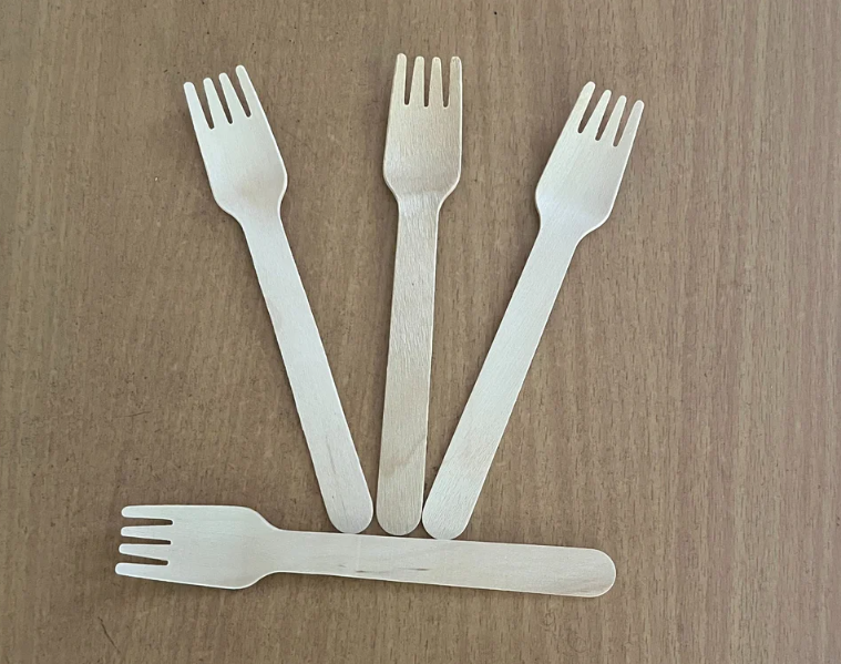Wooden Fork 160 mm - Wooden Material, 140 mm Size | Designed for Functional Use, Perfect for Various Dining Experiences