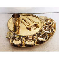 Brass Thali set