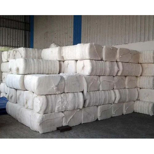 Raw Cotton Waste - Color: White