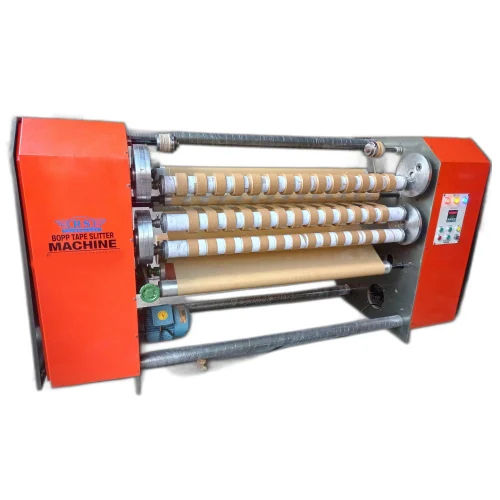 Bopp Film Slitting Rewinder Machine - Color: Red