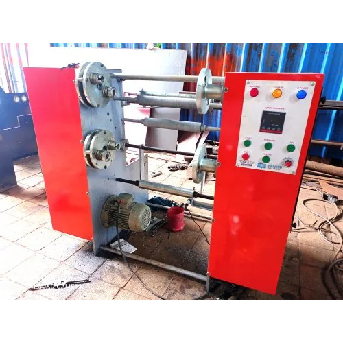 4 Shaft Mini BOPP Tape Slitter And Rewinding Machine