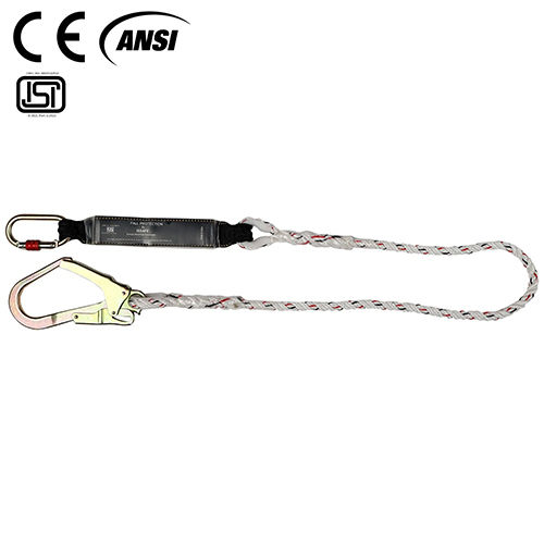 Fall Arrest 1m - 2m Lanyard With Energy Absorber - Isf 25 - Gender: Unisex