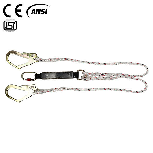 Energy Absorbing Double Lanyard - Isf 161 - Color: As Per Availability