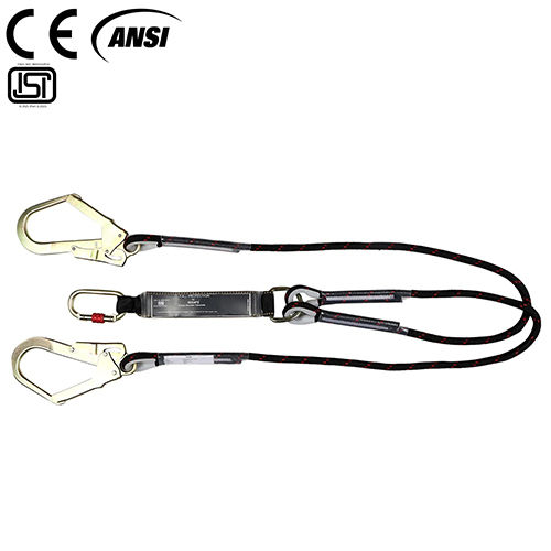 Energy Absorbing Double Lanyard - Isf 162 - Color: As Per Availability