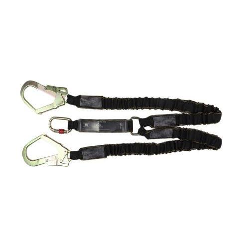 Isf-164 Energy Absorbing Double Lanyard - Color: Black