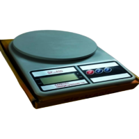 Kitchen Scales - Digital Display, 5kg Capacity With Tare Functionality, Ivory White Design - Compact And Accurate 0.5g Precision, Easy-to-clean And Non-slip Feet