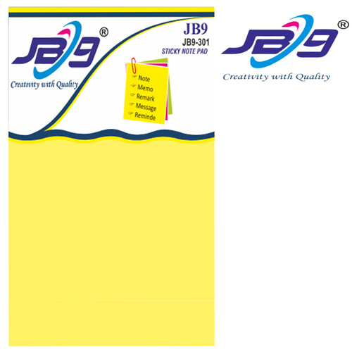 JB9-301 Yellow Stickey Note Pad