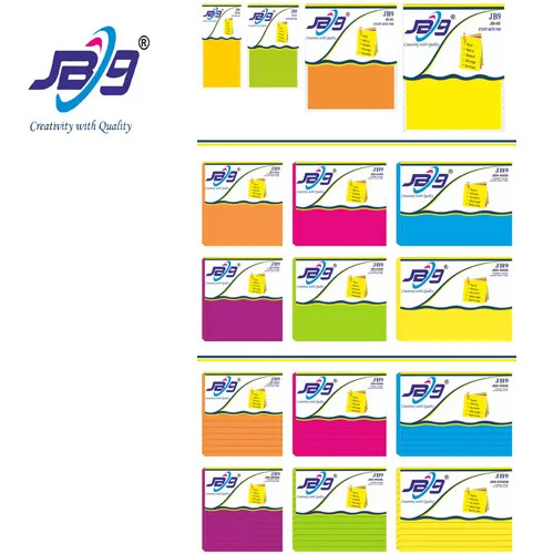 JB9 Prompt Neon Stickey Note Pad