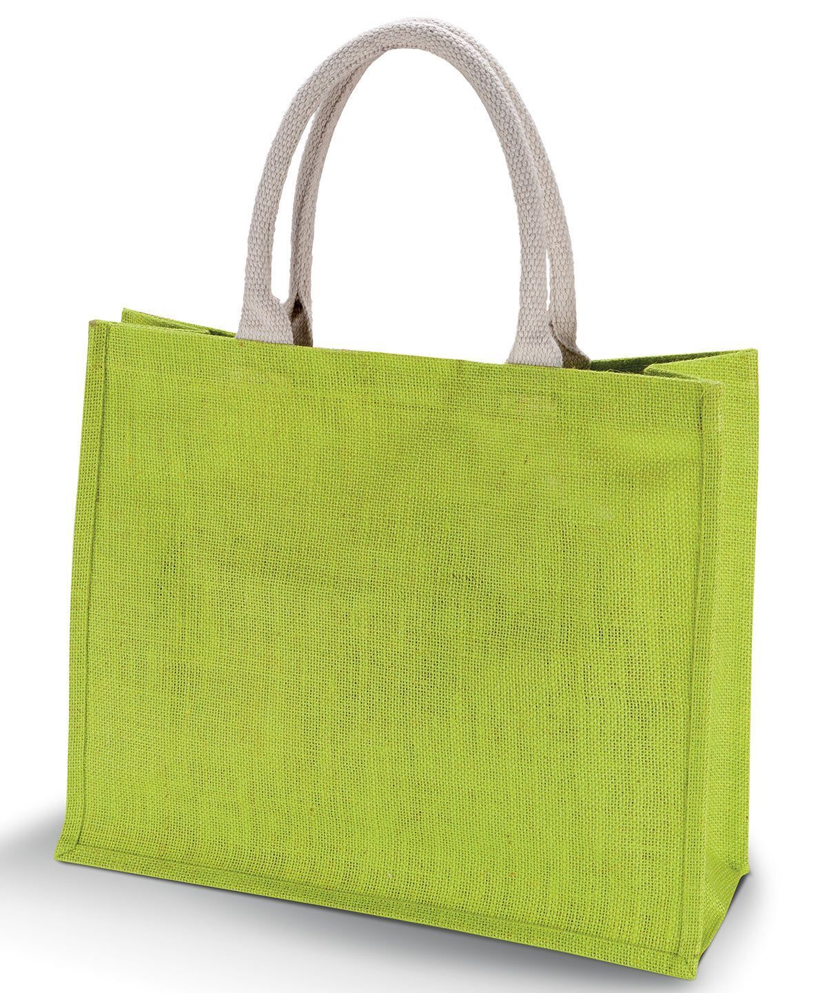 Eco-Friendly Jute Bag with Cotton Webbing Handle Medium Size Custom  Logo Outdoor Shopping