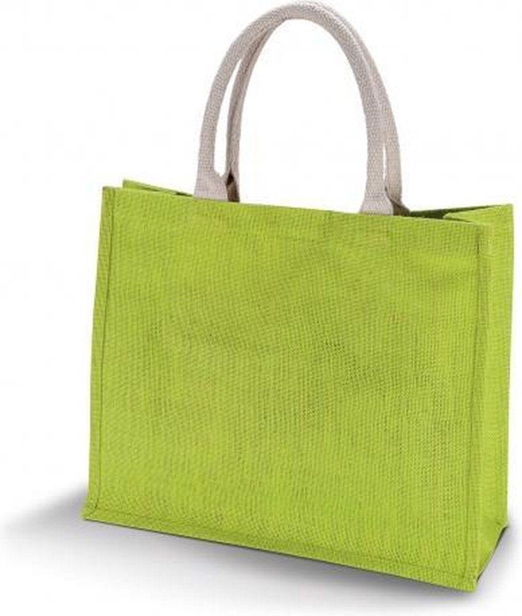 Eco-Friendly Jute Bag with Cotton Webbing Handle Medium Size Custom  Logo Outdoor Shopping