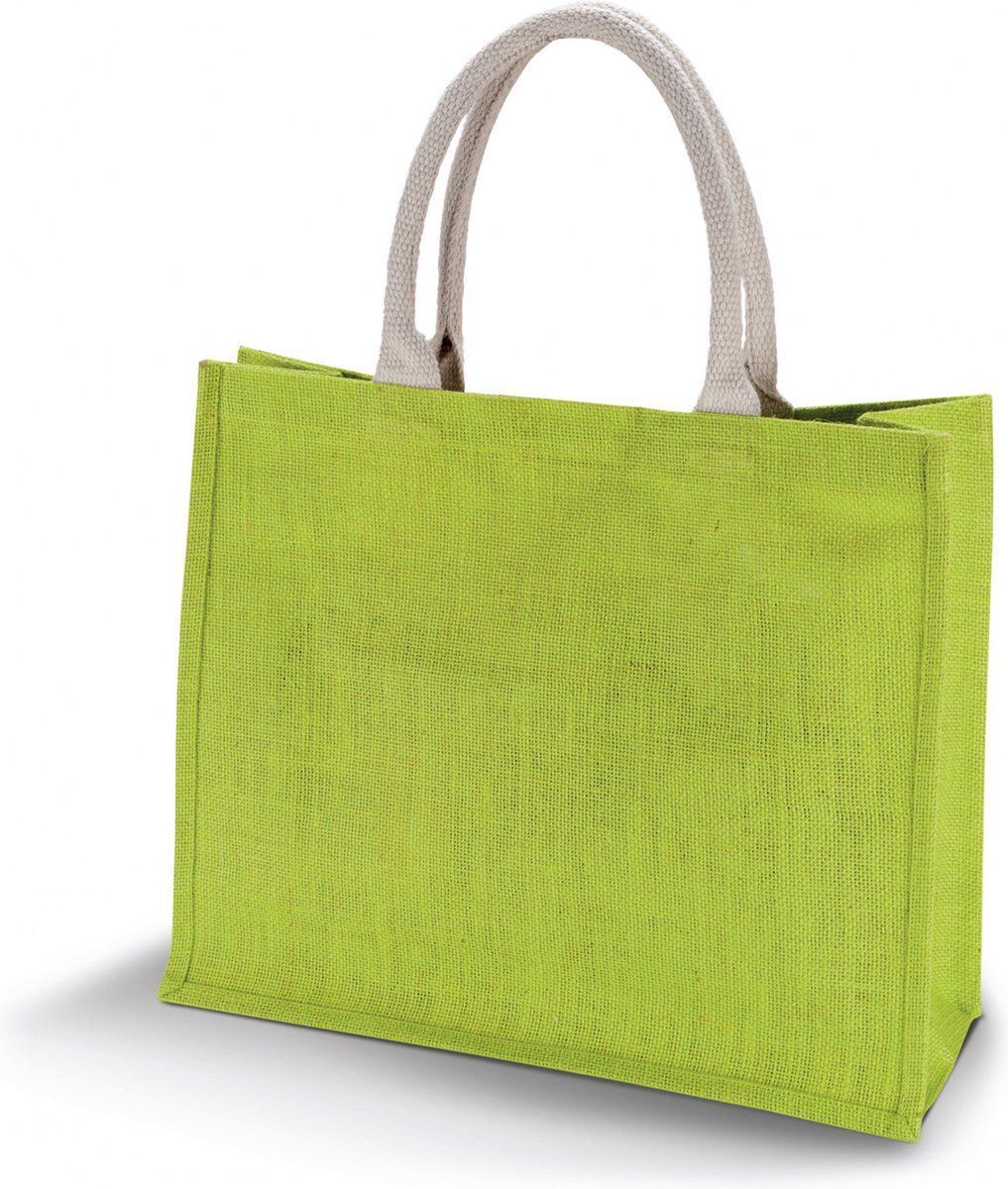 Eco-Friendly Jute Bag with Cotton Webbing Handle Medium Size Custom  Logo Outdoor Shopping
