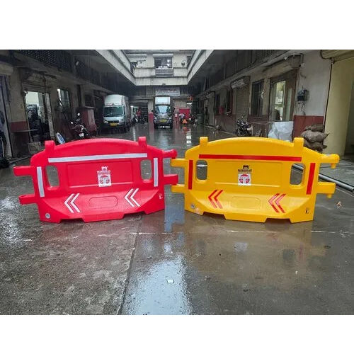 Nilkamal Traffic Barrier. - Color: Red