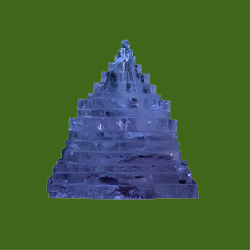 Gemstone Crystal Shree Yantra - Finishing: Polishing