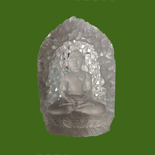 Crystal Gautam Budh Statues - Feature: Easy To Clean