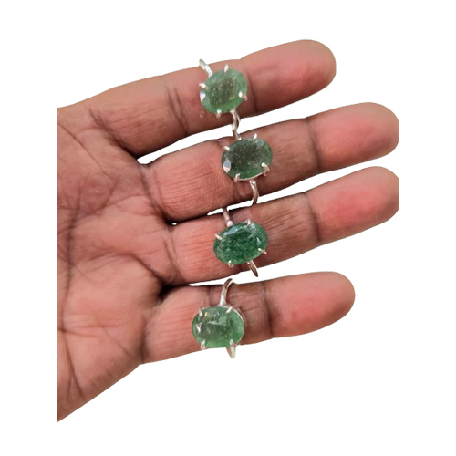 Green Emerald Gemsstone Rings