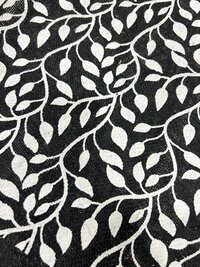 Black Color Laminated Print Jute Fabric For Making Jute Bags and Handicrafts Items