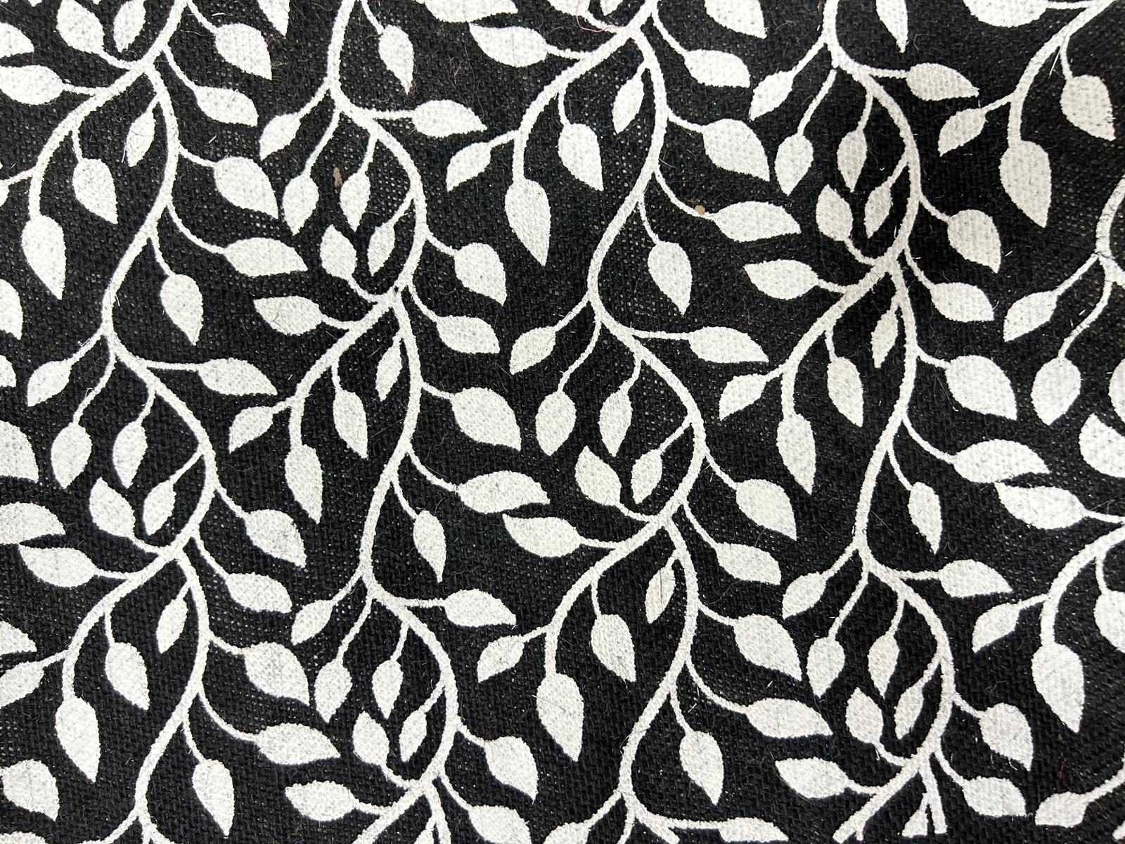 Black Color Laminated Print Jute Fabric For Making Jute Bags and Handicrafts Items