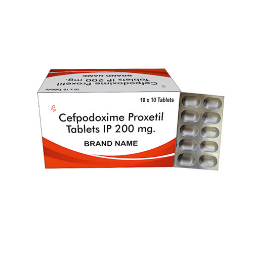 Cefpodoxime Proxetil Tablets 200 mg