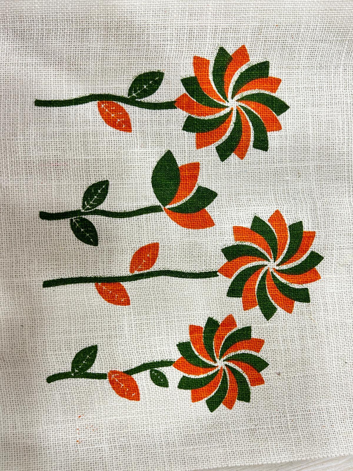 Printed Jute Fabric for Home Furnishing Handicraft and Hand Bag Usage