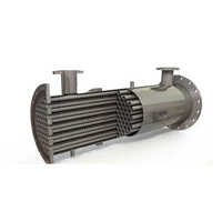 Shell And Tube Heat Exchanger - Color: Gray