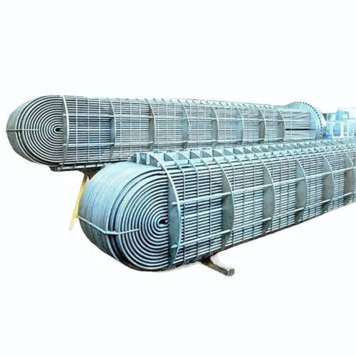 U Tube Heat Exchanger - Color: Silver