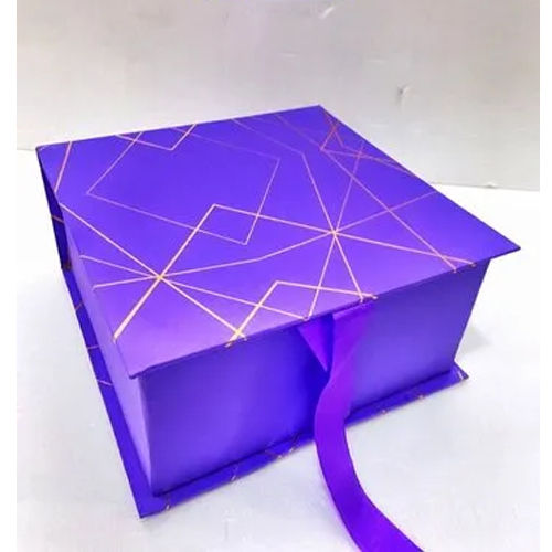 Purple Kappa Board Rigid Box - Finishing: Glossy Lamination