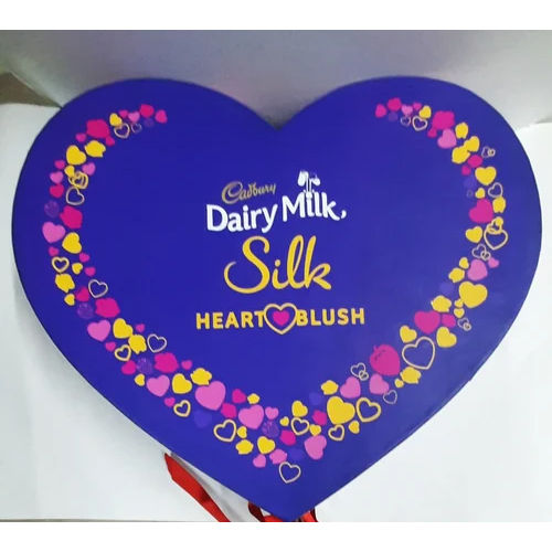 Heart Shape Chocolate Gift Box - Finishing: Glossy Lamination