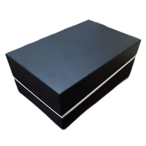 Cross Line Top Bottom Rigid Box - Finishing: Glossy Lamination