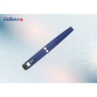Adjustable Dose Reusable Pen Injector - Plastic Material, Blue Color | Manual Operation, Portable Design, Ideal for Insulin Usage